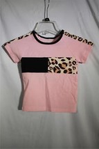 NIP Nikaka Infant Toddler Girl&#39;s Outfit Leopard Print Short Sleeve Top Shorts Pi - £7.58 GBP