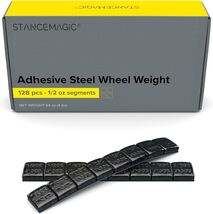 - 0.5oz 1/2oz - Black Adhesive Stick On Wheel Weights,Easy Peel,Low Prof... - $25.73
