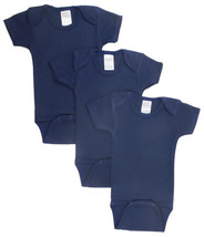 Large Navy Bodysuit Onezies (pack Of 3) Color:navy - £15.61 GBP