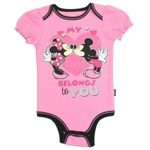 Disney Baby Minnie Mouse Bodysuit 12M BRAND NEW! - £7.11 GBP