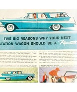 1958 Plymouth Station Wagon Car Advertisement Automobilia Life Magazine ... - $41.18 CAD