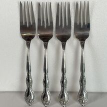 Verona Wm Rogers &amp; Sons International Stainless Flatware 4 Salad Forks 6... - $8.07