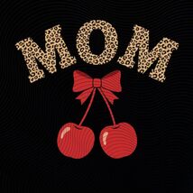 Mom Leopard Cherry Pngretro cherry art aesthetic leopard print design Di... - $3.95