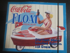 Coca-Cola Float Pedal Boat 1997 3.5 inches long in box - £11.30 GBP