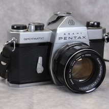 Pentax Spotmatic SP Silver 55mm F/1.8 Super Takumar Lens Tested - £145.36 GBP