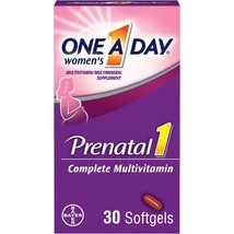 One A Day Women’s Prenatal 1 Pill Multivitamin, DHA &amp; Folic Acid, 30 CT..+ - £23.84 GBP