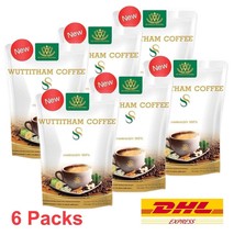 6 x Wuttitham Instant Coffee Health Weight Control Burn Anti Aging Slim ... - $86.11