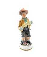 Vintage Norleans Ceramic/Porcelain Man with Accordion Figurine Japan - F... - $11.87