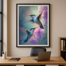 Diamond Art kit Humming birds 30cm x 40cm UK sales only - $17.00