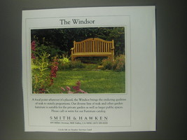 1991 Smith &amp; Hawken Windsor Garden Bench Ad - The Windsor - £14.72 GBP