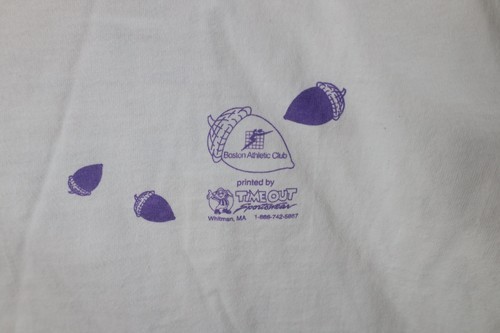Vintage 90s Mens Large Distressed The Squirrel Run Running Race T-Shirt White Item image 10