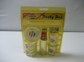 Vintage Chilton-Globe Magic Pepsi Child&#39;s Party Pak -Bottle -Cups -Plate... - £15.51 GBP