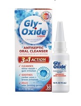 Gly-Oxide Antiseptic Oral Cleanser Liquid 0.5 oz By Gly-Oxide Exp 11/24 - $112.86