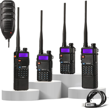 Long Range Walkie Talkies with 2 Pcs 3800Mah Battery, Two Way Radio with... - £97.51 GBP+