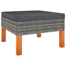 vidaXL Footstool Grey - $83.04