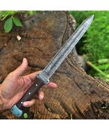 Real Roman Gladius Damascus Real Sword War Collectible Knife Forged Dama... - $47.51