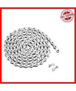 Upgrade Your Ride: 116 Links Alloy Steel 9-Speed Bike Chain with Easy In... - $42.68 CAD
