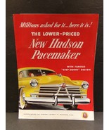 The Lower-Priced Hudson Pacemaker Sales Brochure 1950 - £53.10 GBP