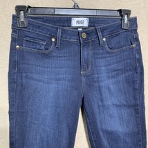 Paige Jeans Womens 29 Verdugo Ankle Straight Low Rise Dark Blue Denim 29x27&quot; - £14.66 GBP
