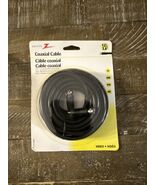 Zenith 12 Ft. RG6 Coaxial Cable, Black - $10.77