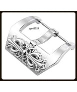 22 MM. WATCHBAND Buckle FIT PAM panerai, Chrome Hearts Floral Cross Styl... - $19.97