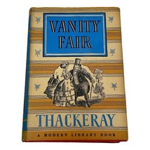 Modern Library Vanity Fair William Thackery Book HC DJ 1950s - £33.79 GBP