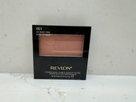 Revlon Powder Blush with Brush &quot;Oh Baby! Pink&quot; #001 - £8.67 GBP