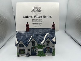 Department 56 Dickens Village Oliver Twist Brownlow House 5553-0 Lighted... - $28.84