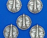 Lighthouse - Ocean, Seaside ,  Concho / Conchos Approx. 1 1/8&quot; Five Count - $8.99