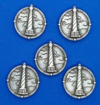 Lighthouse - Ocean, Seaside ,  Concho / Conchos Approx. 1 1/8&quot; Five Count - £7.07 GBP