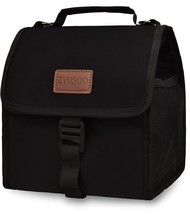 Foldable Insulated Lunch Bags for Women and Men, Adult 9&quot;L x 5.7&quot;W x 11&quot;H - $22.01