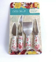 Pioneer Woman Gorgeous Garden 4-Pc Cheese Knife Serving Set Cut &amp; Slice New - £16.43 GBP