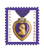 2019 55c Purple Heart Medal, U.S. Military Scott 5419 Mint F/VF NH - £1.05 GBP