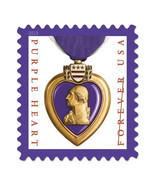 2019 55c Purple Heart Medal, U.S. Military Scott 5419 Mint F/VF NH - $1.82 CAD