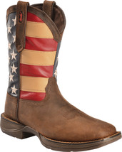 Durango Men&#39;s Patriotic Square Toe Western Boots - £105.47 GBP