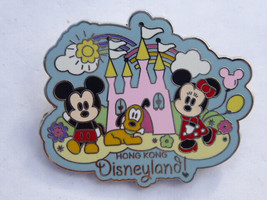 Disney Trading Pin 41333 HKDL - Cute Characters - Mickey, Minnie and Pluto - £24.40 GBP
