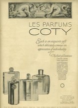 Les Parfums COTY Magazine Ad 1926 Circle of Loveliness - $13.86