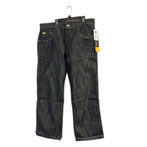 Southpole Men&#39;s Vintage 8180 Slim Straight Jeans Rinse Black Size 38/30 - $32.05