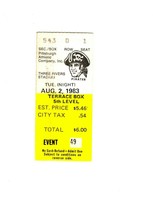 Aug 2 1983 Philadelphia Phillies @ Pittsburgh Pirates Ticket Johnny Ray 5 Hits - £19.46 GBP