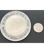 Lutheran Brotherhood Celebration of Your Baptism Medal 3&quot; Heavy Coin Cla... - £9.48 GBP