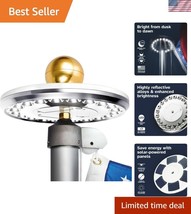 Bright 1300 Lumen Flag Beam Solar Light - Easy Installation &amp; Durable Metal - $45.00