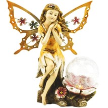Butterfly Wing Fair Angel Solar Light For Home And Outdoor Decor, Fairy Angel So - £43.52 GBP