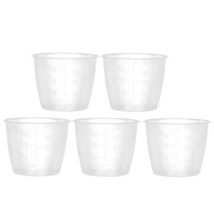 5Pcs Plastic Transparent Rice Measuring Cup 160Ml Rice Cooker Measuring Cup For  - £14.22 GBP