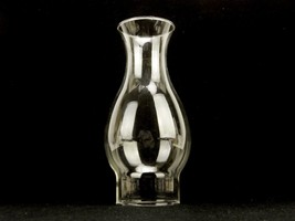 Vintage Clear Glass 8.5&quot; Oil Lamp Globe, Classic Hurricane Shape, 2 7/8&quot;... - $14.65