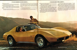 1974 Chevrolet Corvette Vintage Dealer Car Sales Brochure Catalog  NOS - £17.75 GBP
