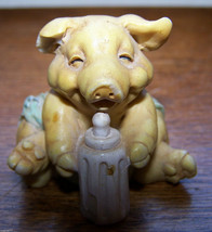PIGSVILLE Figurine by Ganz - WEE LITTLE PIGGY - Item #1312 - 1993 - GUC! - $10.99