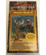 Monster Bucks IV VHS Tape Deer Hunting Bill Jordans Realtree-TESTED-SHIP... - £31.63 GBP