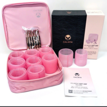 Calista Volumizing Self Grip Rollers 18 Curlers w/Clips Medium 1.75&quot; &amp; L... - $21.66