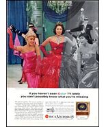 1950s RCA Victor &quot;Living Color&quot; &quot;The Anderson&quot; TV PRINT AD George Gobel ... - $139.67 MXN