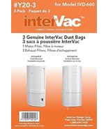 InterVac Y20-3 CondoVac HEPA Dust Bags - $549.40 MXN